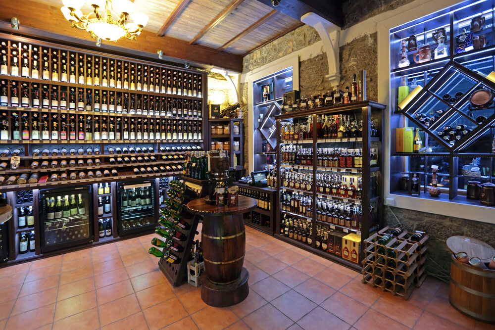 Tienda vinoteca.