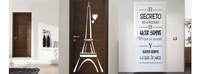 Vinilos para puertas: ¿cuáles elegir?