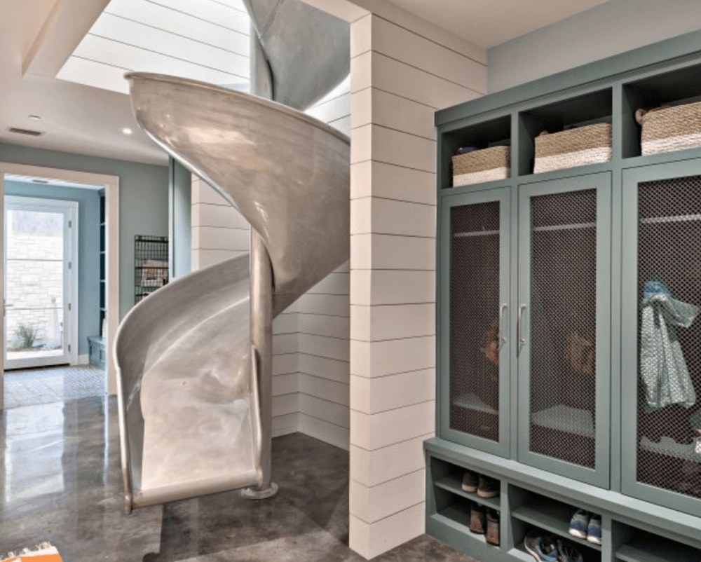 Decorar el hogar con toboganes