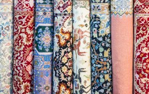 Estampados de tipo Damasco para las alfombras
