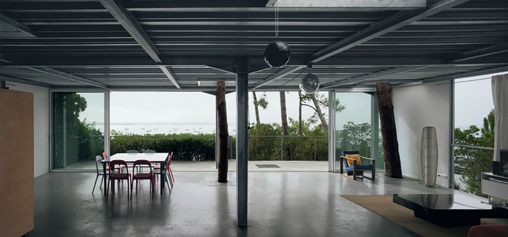 Interior de la casa Cap Ferret.