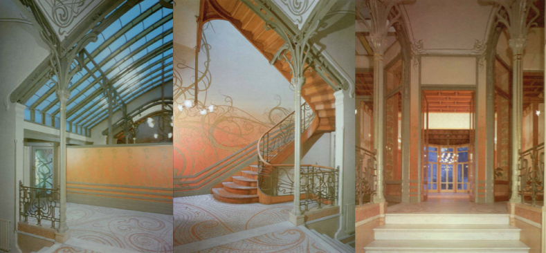 Interior de la Casa Tassel.