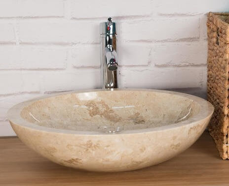 Lavabo de marfil.