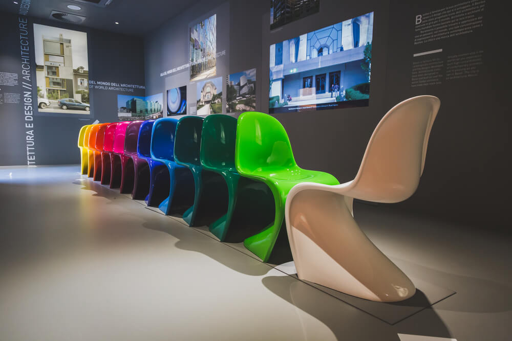 Panton chair colors.