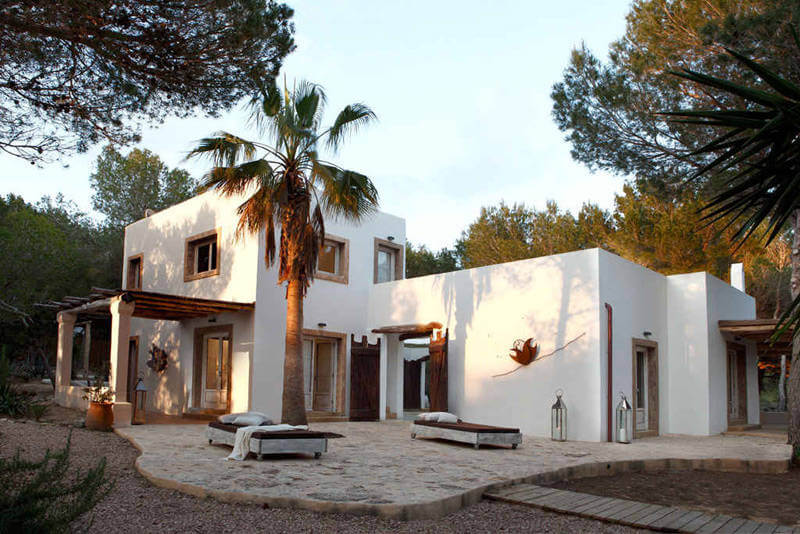 Casa mediterránea española.