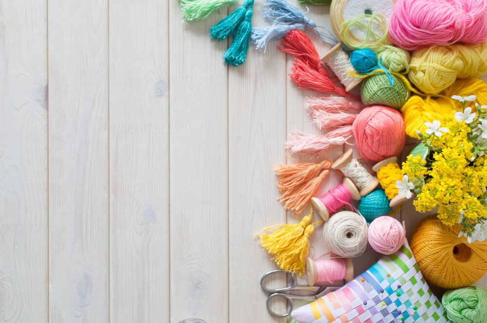 Borlas como complementos.