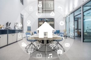 Decoración de estilo futurista