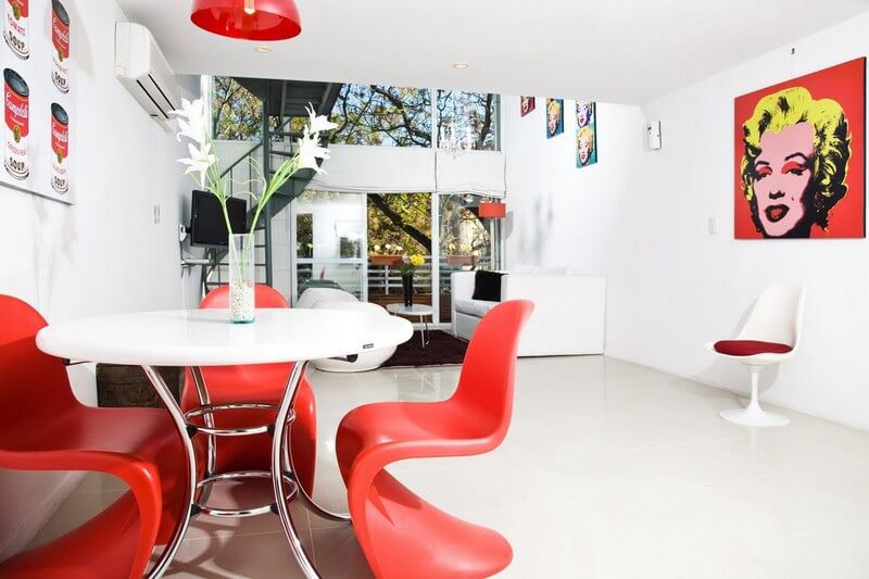 Decoración pop art.