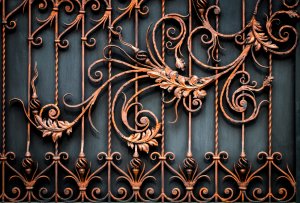 Originales barandillas hechas en forja