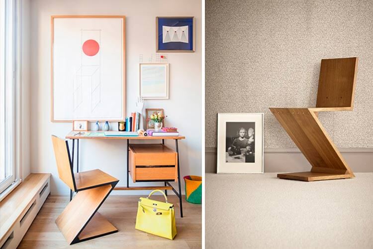 Decorar con la silla Zig Zag.