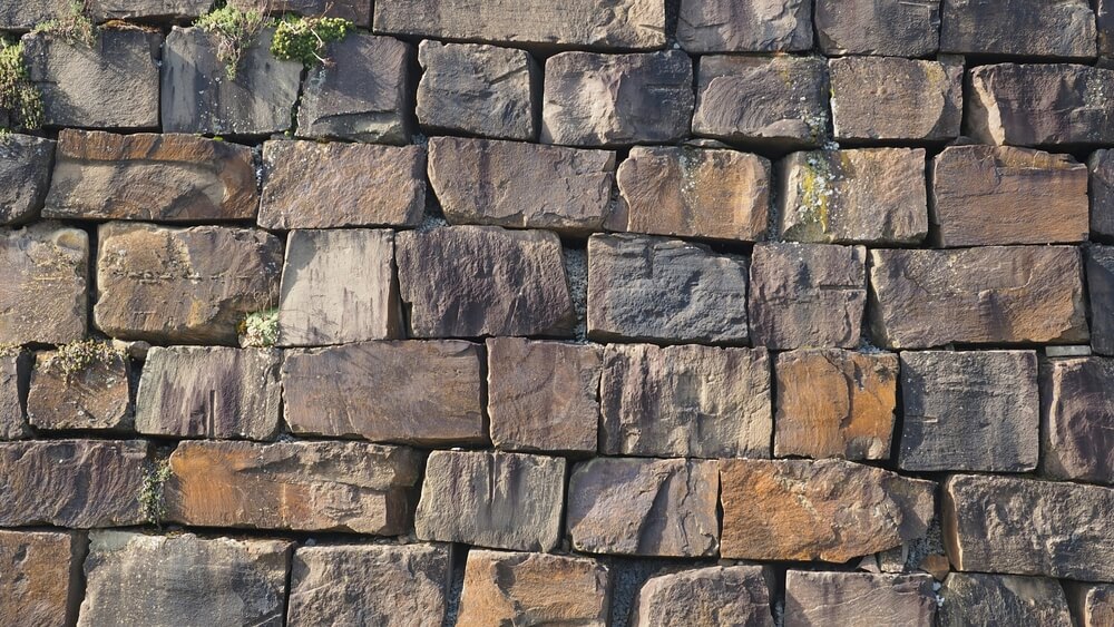 Muro de mampostería.