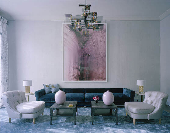 Salón diseñado por David Collins.