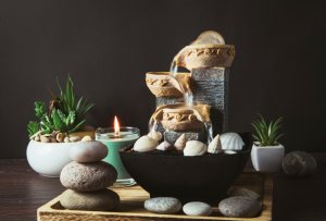 Cascadas de agua como recurso decorativo