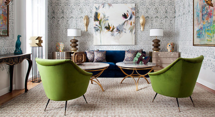 Mobiliario art déco.