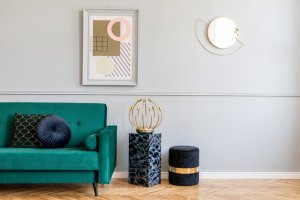 Así se logra un salón con efecto glam