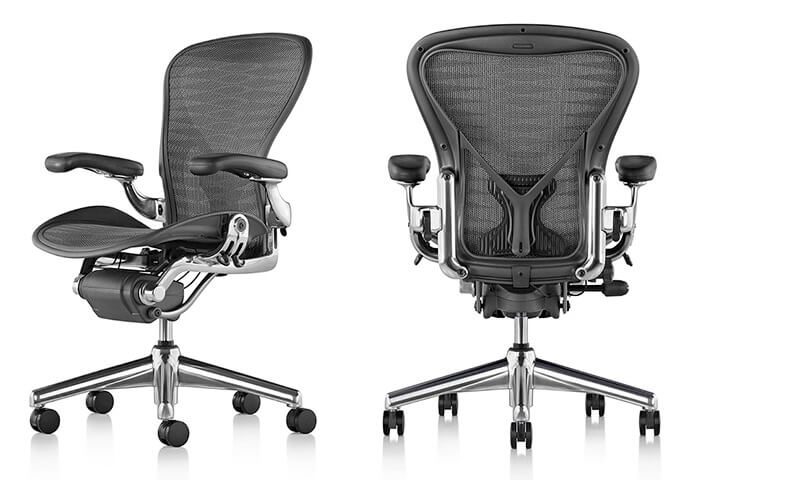 Sedia Herman Miller Aeron.
