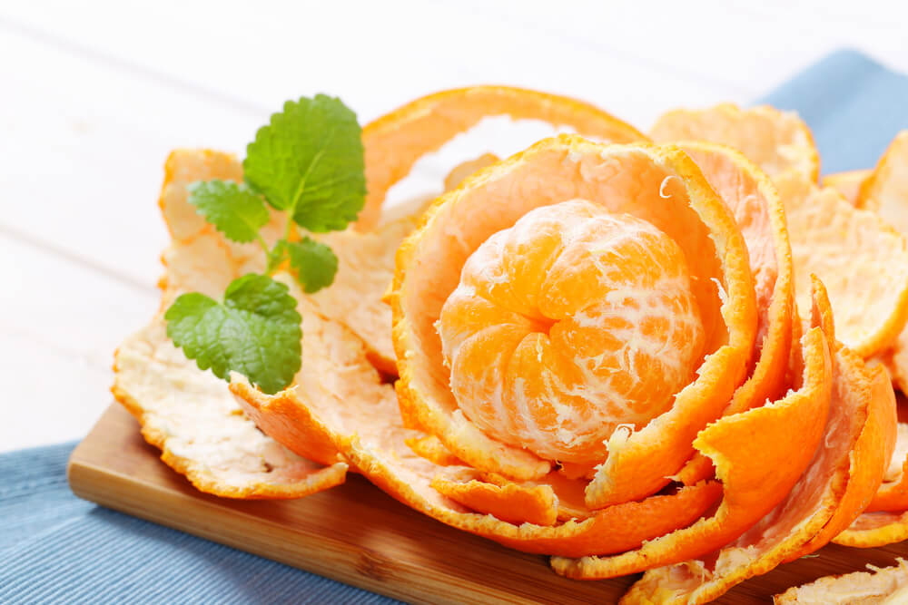 Cáscara de naranja como ambientador.
