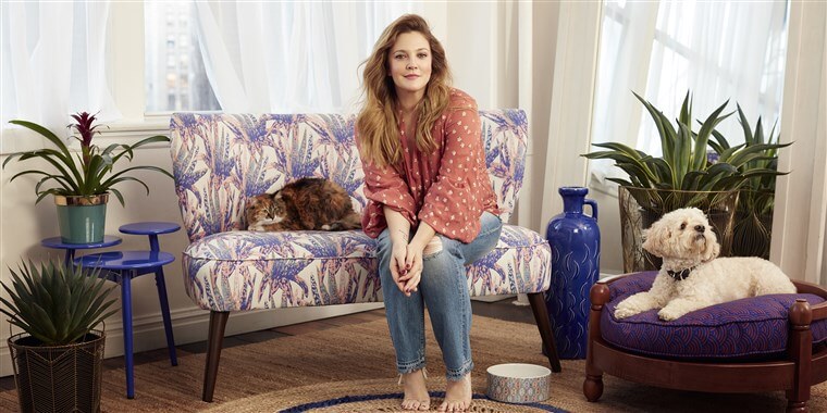Decoración Drew Barrymore.