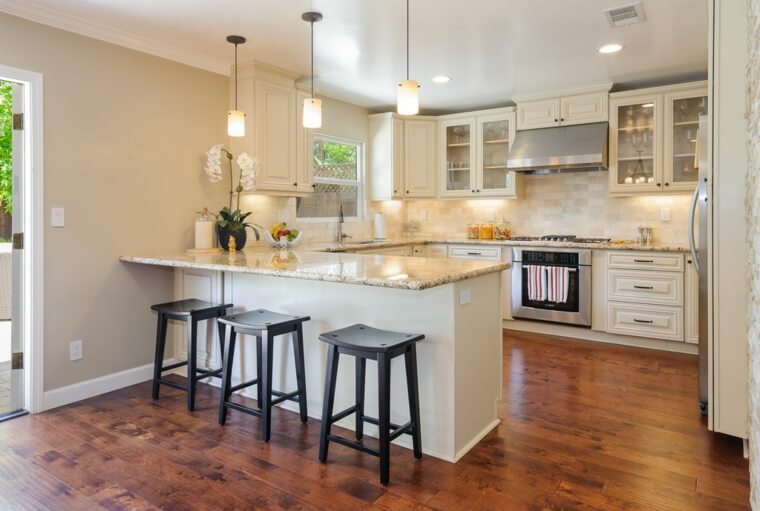 Desventajas de una cocina con península.