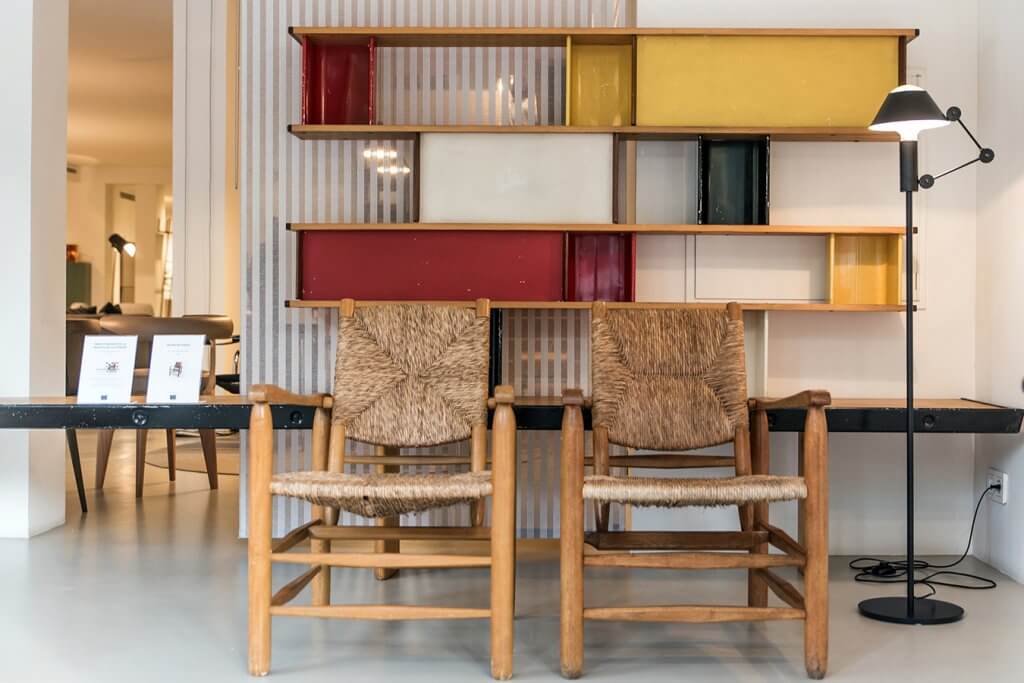 Mobiliario de Charlotte Perriand.