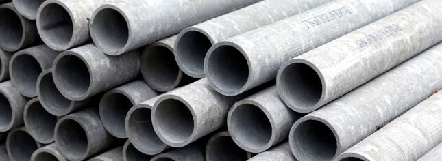 Tuberías de fribrocemento.