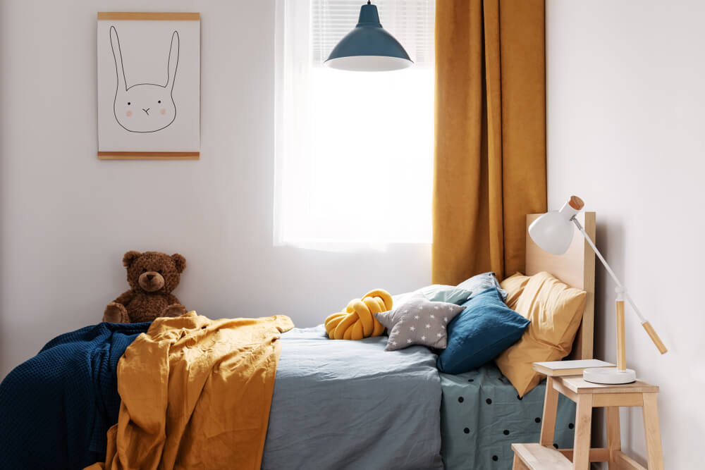 Colores para un dormitorio infantil.