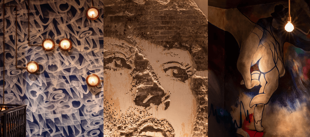 Utilizar murales y grafittis en restaurantes y hoteles