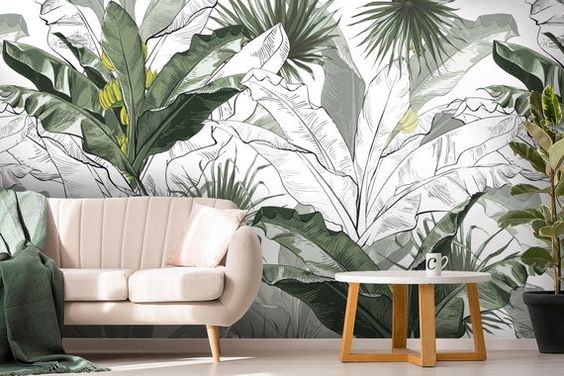 Cómo decorar con estampados tropicales