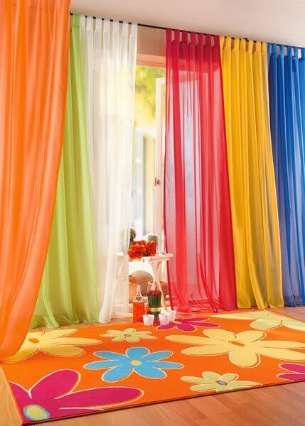 Cortinas arcoiris