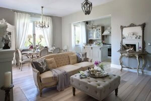 Estilo provenzal: interiores alegres y acogedores