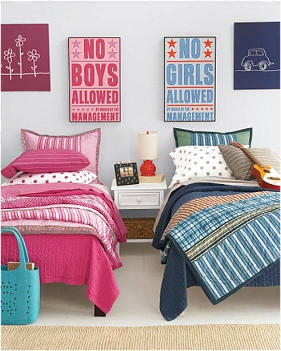 Decorar habiaciones compartidas