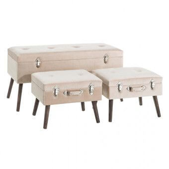 Bankje waarbij je een koffer hergebruikt