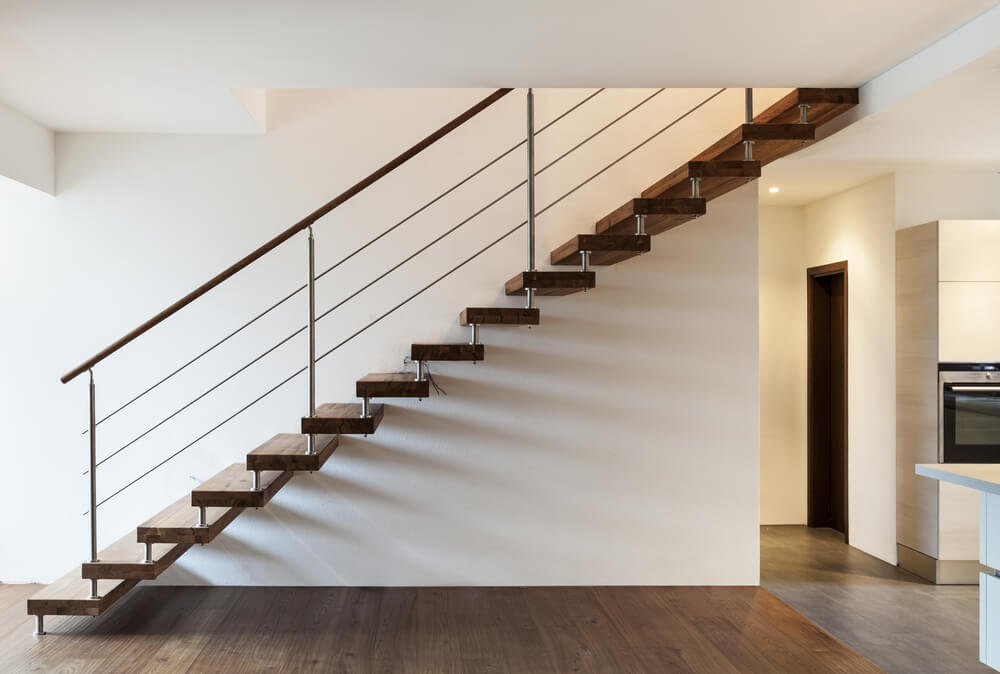 Escalera sin contrahuella