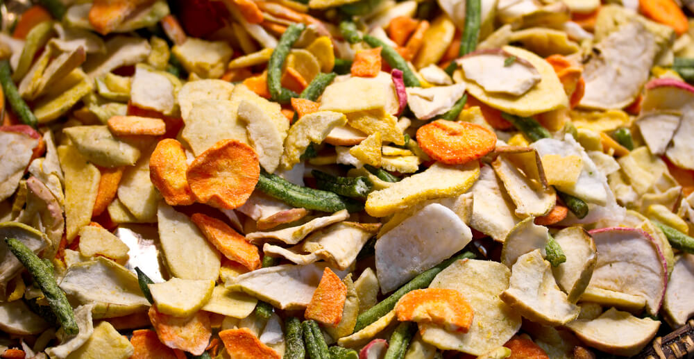 Secar frutas y verduras para decorar