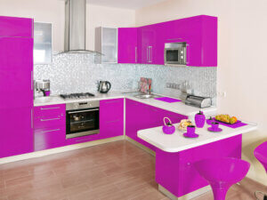 El color magenta en la decoración del hogar