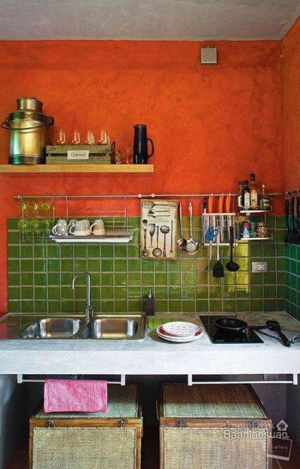 Cocina colorida