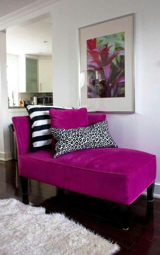 El color magenta en la decoración