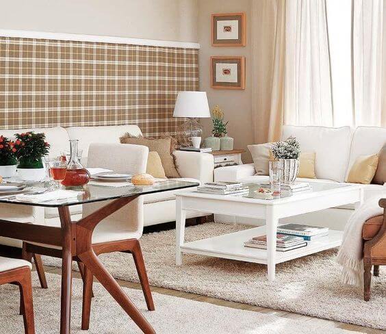 Decoración de paredes con tela