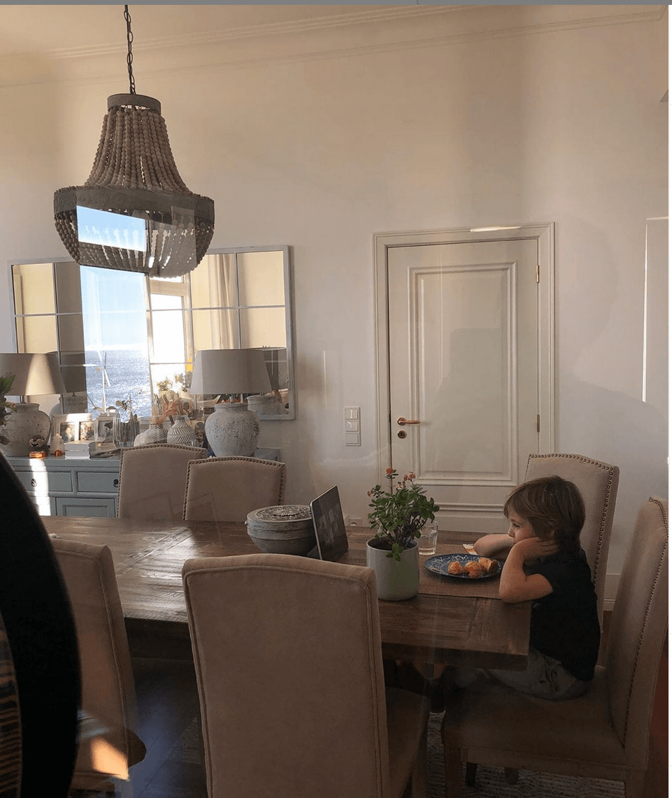 celebrities stay at home