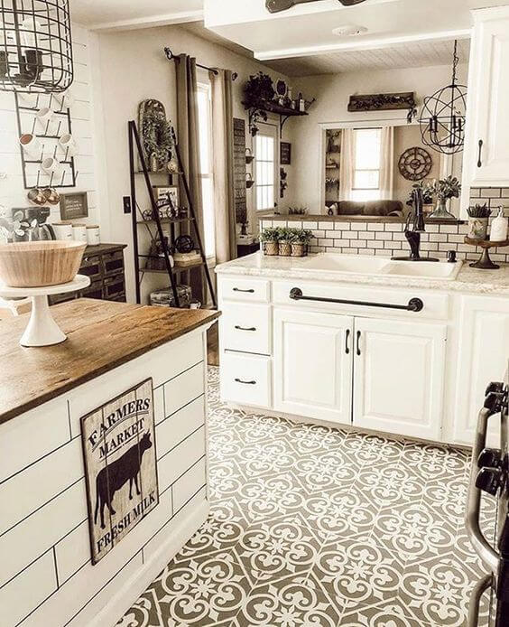 Decorar una cocina farmhouse