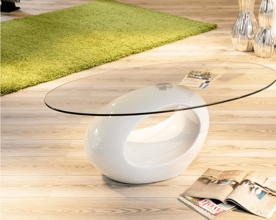 Mesas centrales de estilo minimalista