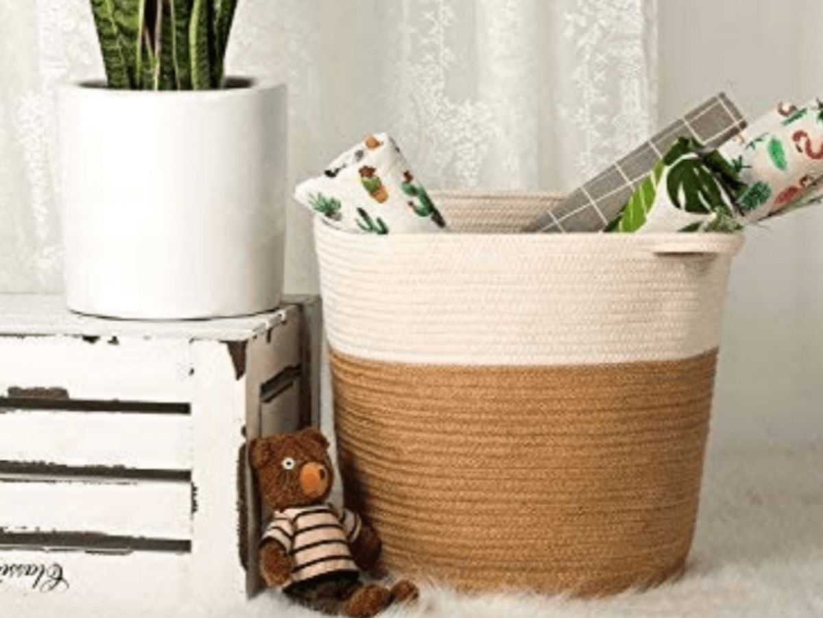 Recursos decorativos realizados con yute