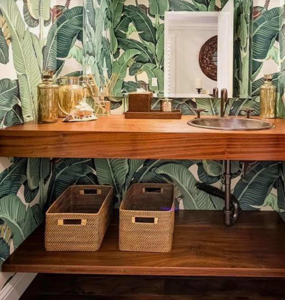 decoración tropical