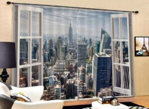 Estampados para las cortinas del hogar