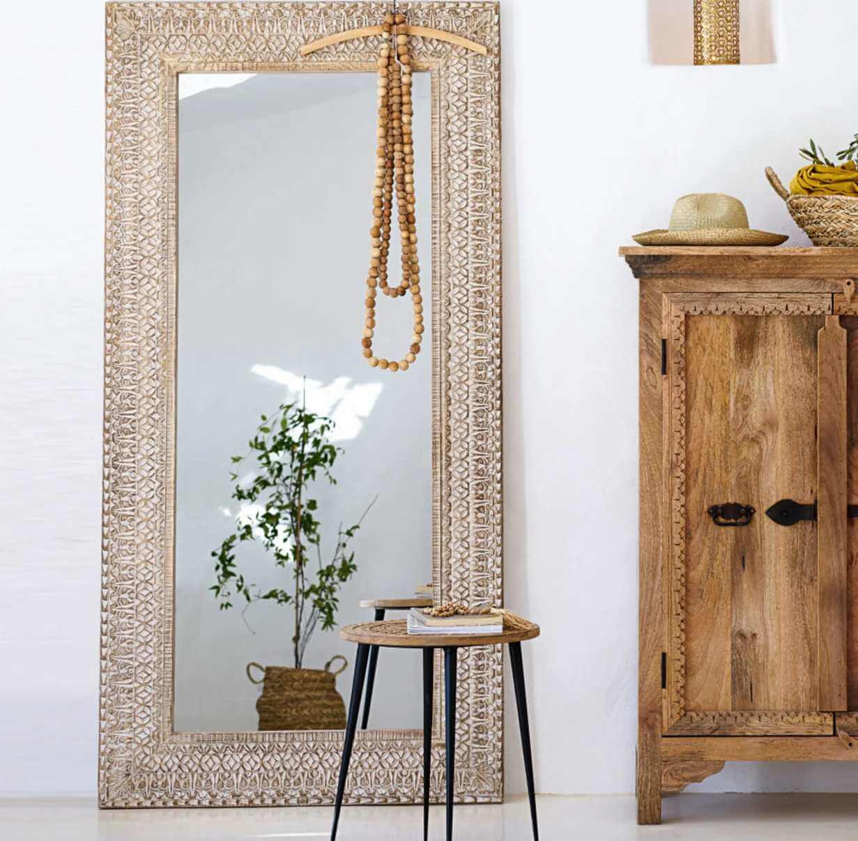 Espejos de pie para decorar el hogar