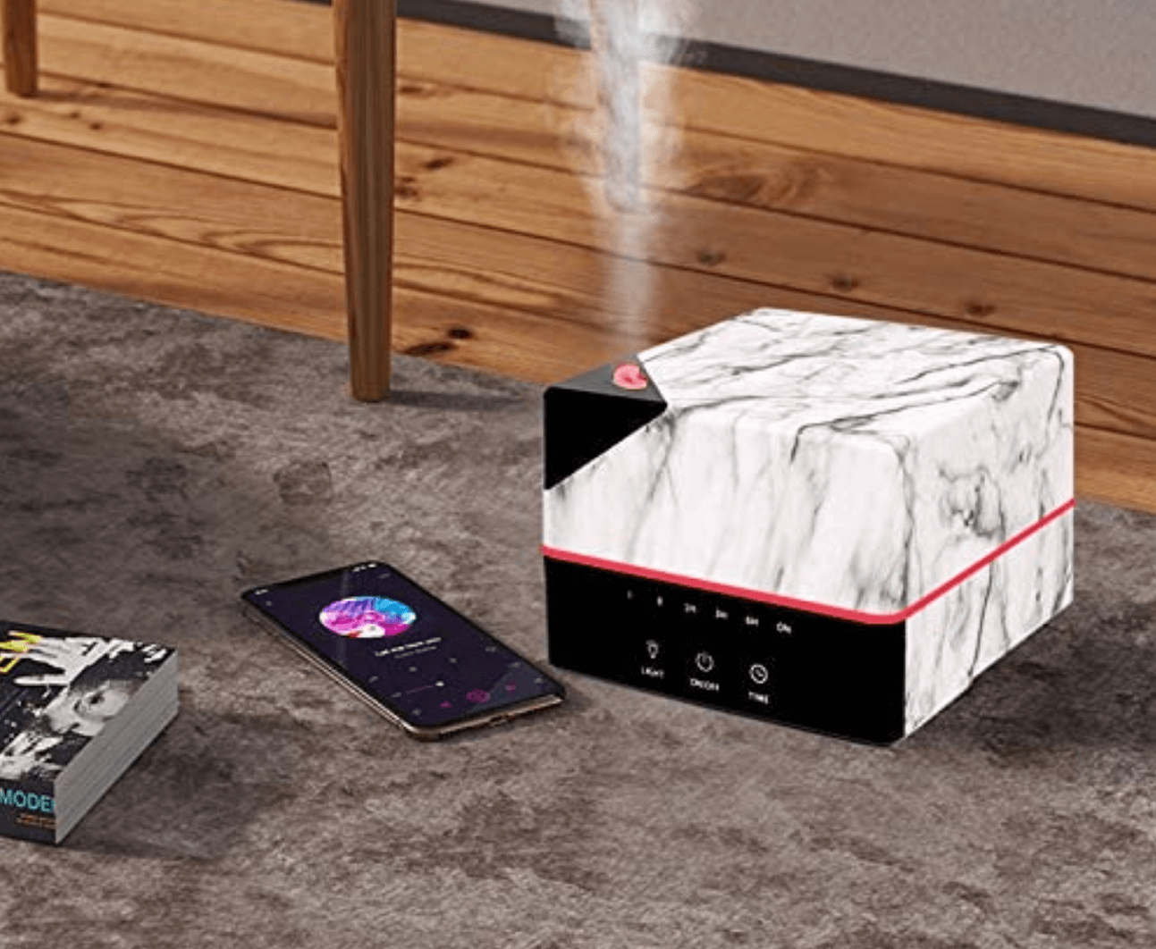 Humidificador en el hogar
