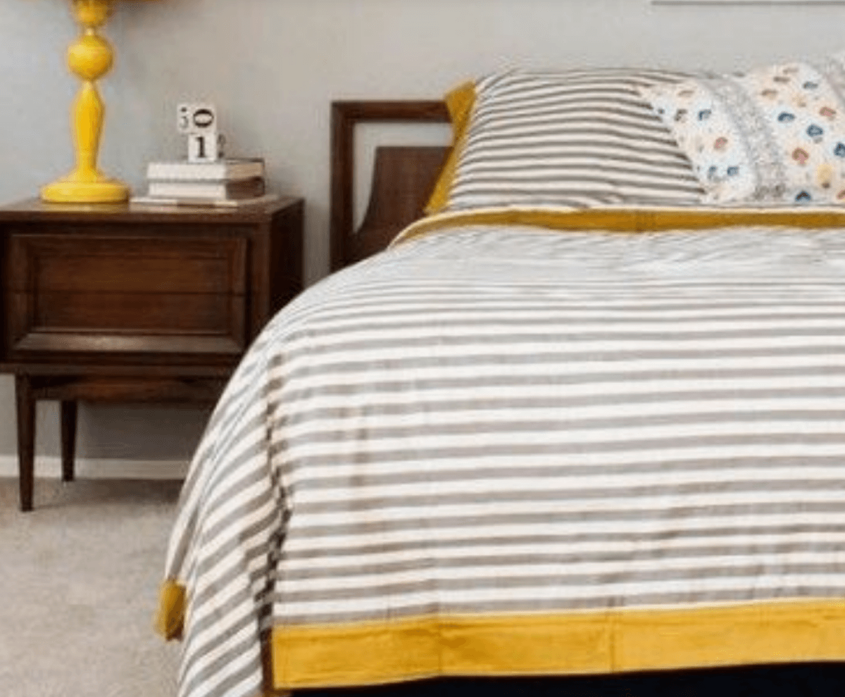 Detalles de color en el dormitorio