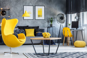 El amarillo limón en la decoración del hogar
