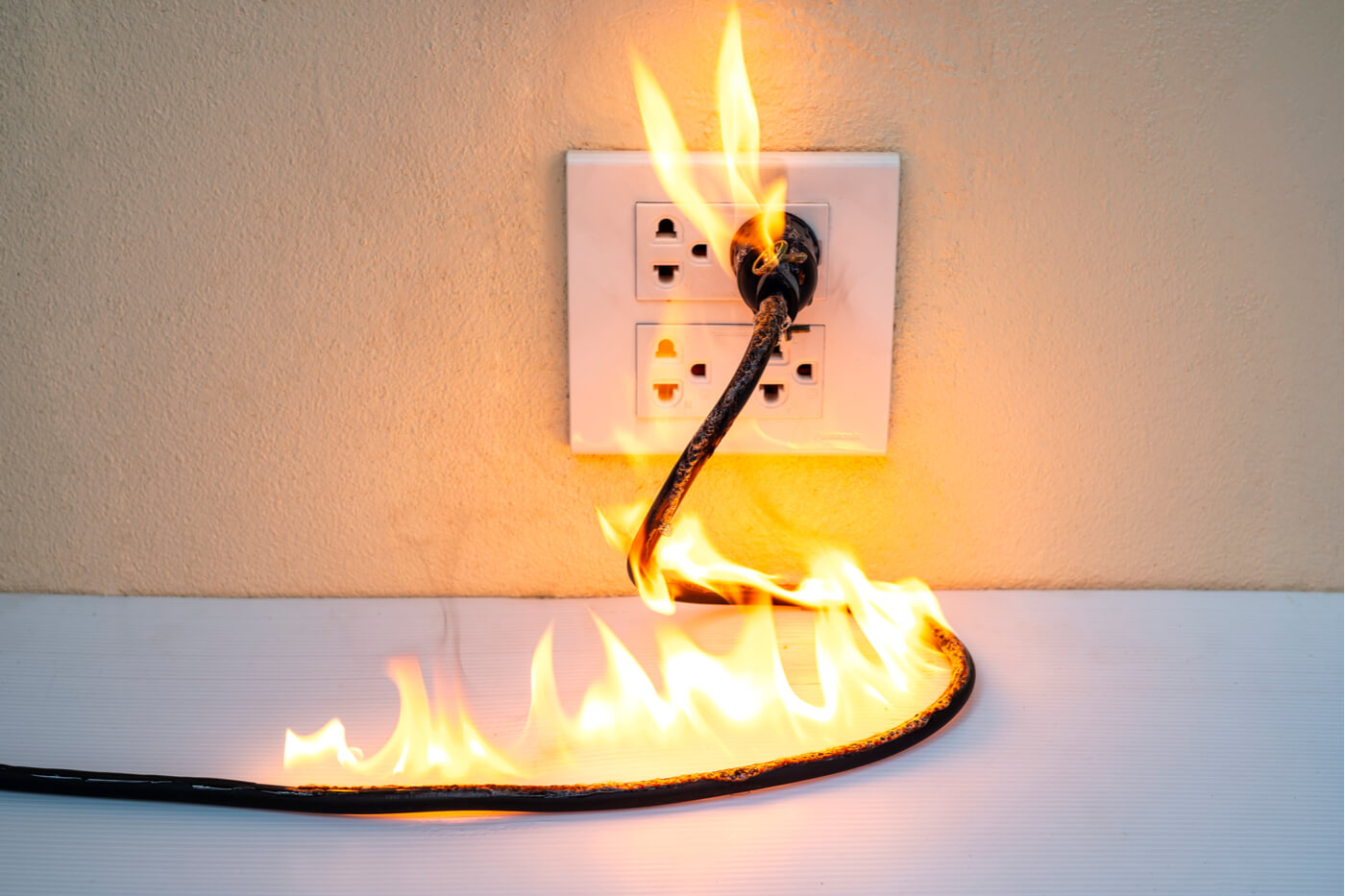 Accidente doméstico: fuego