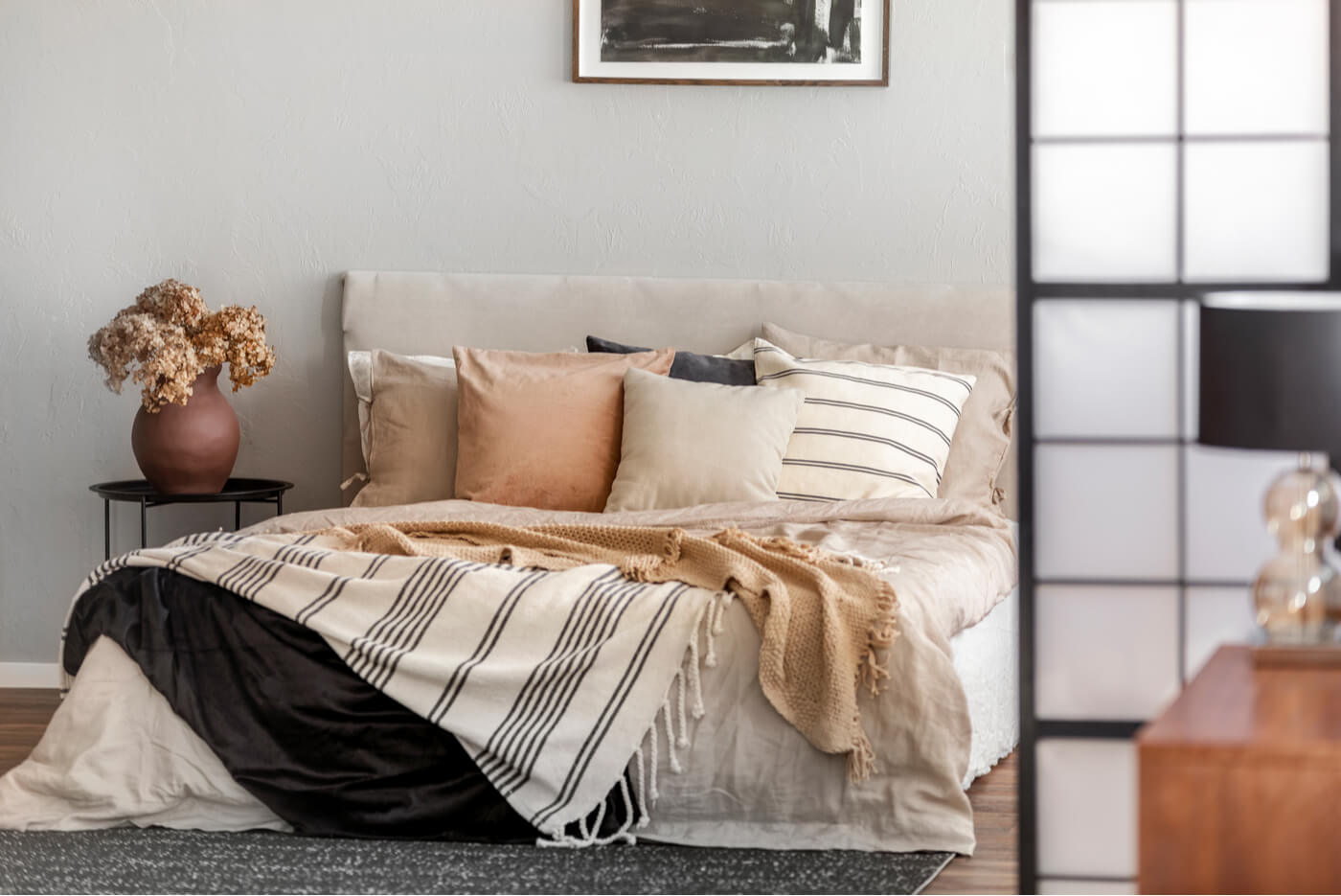 Winterbeddengoed met chromatische prints